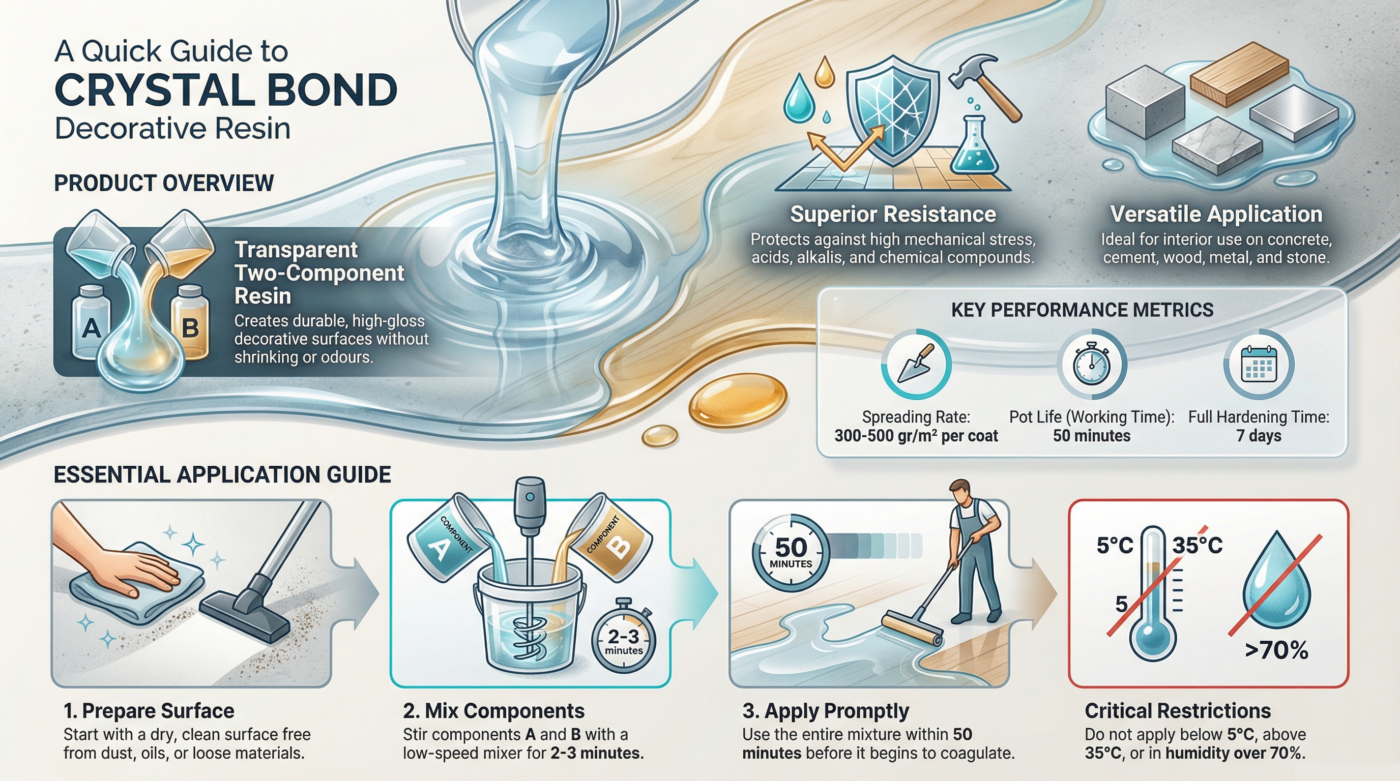 Infographic Crystal Bond