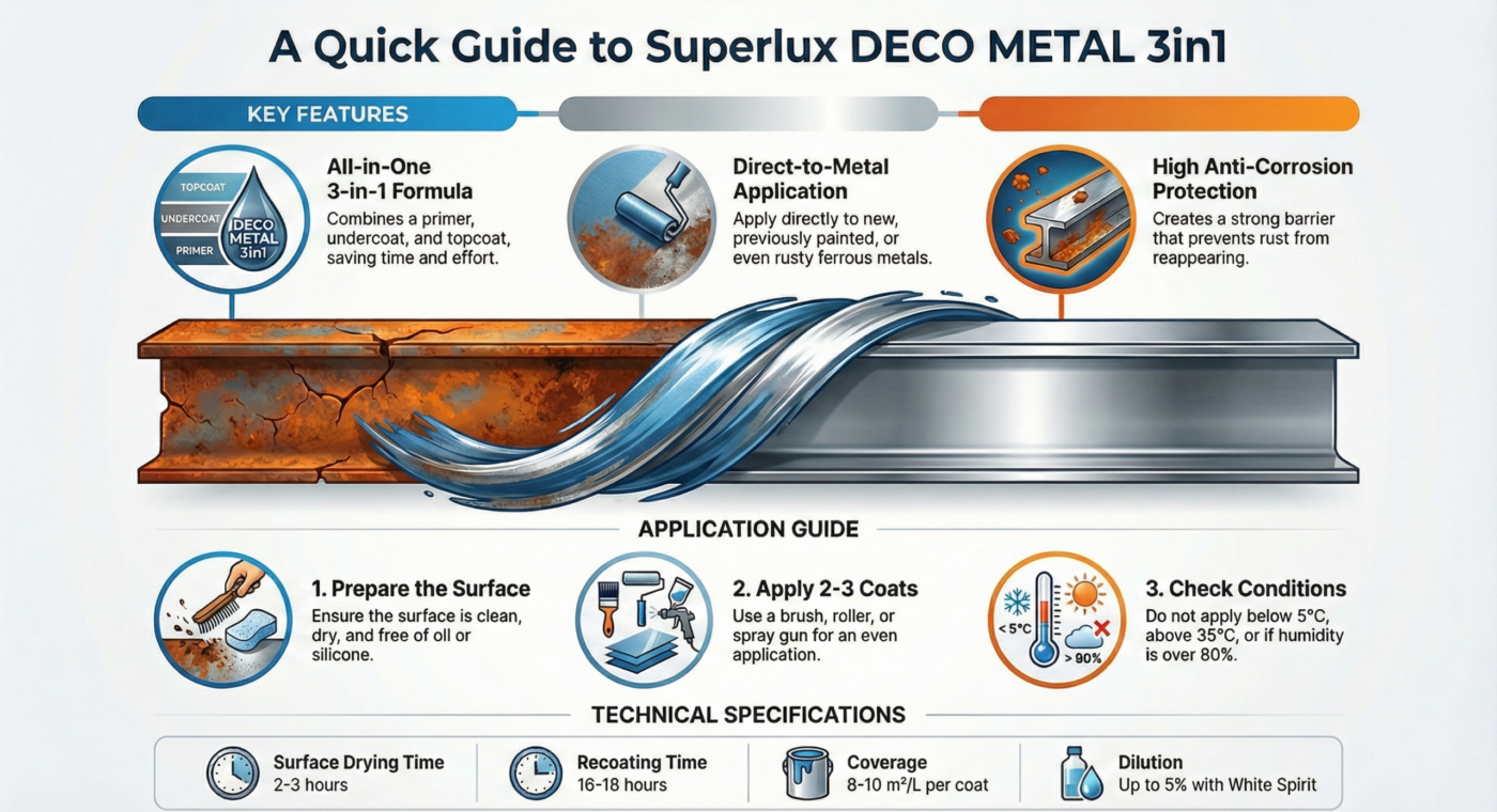 Infographic Deco Metal 3 in 1