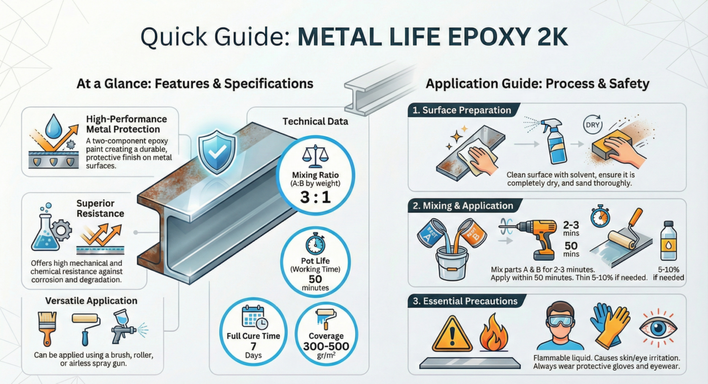 Infographic Metal Life Epoxy