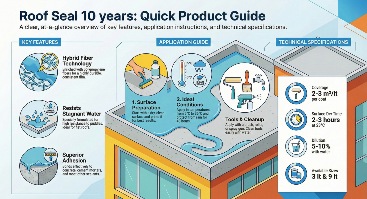 Infographic Roof Seal 10 years