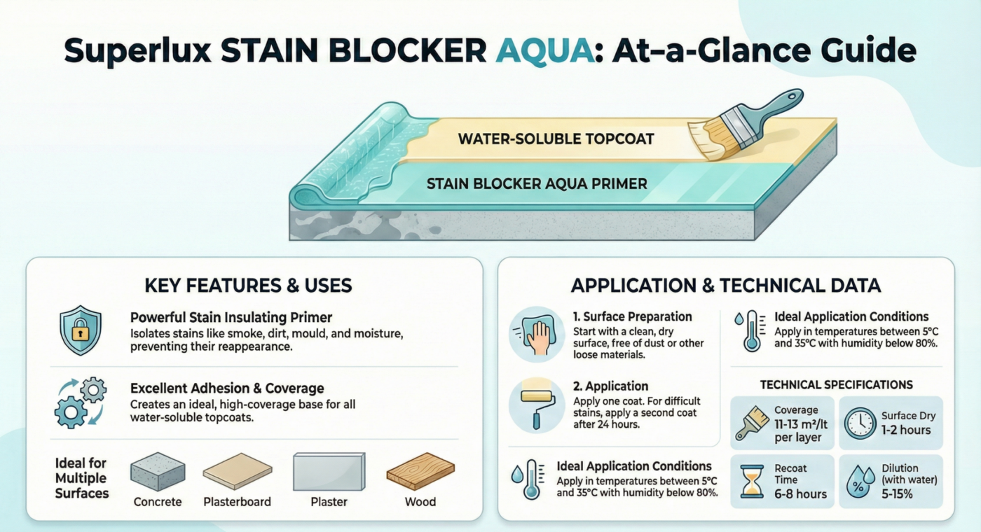 Infographic Stain Blocker Aqua